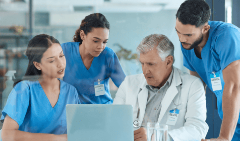Healthcare professionals benefiting from precise medical terminology translation services in Atlanta.