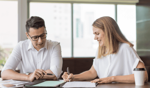 Clients using certified Virginia translation services for legal and official document translations.